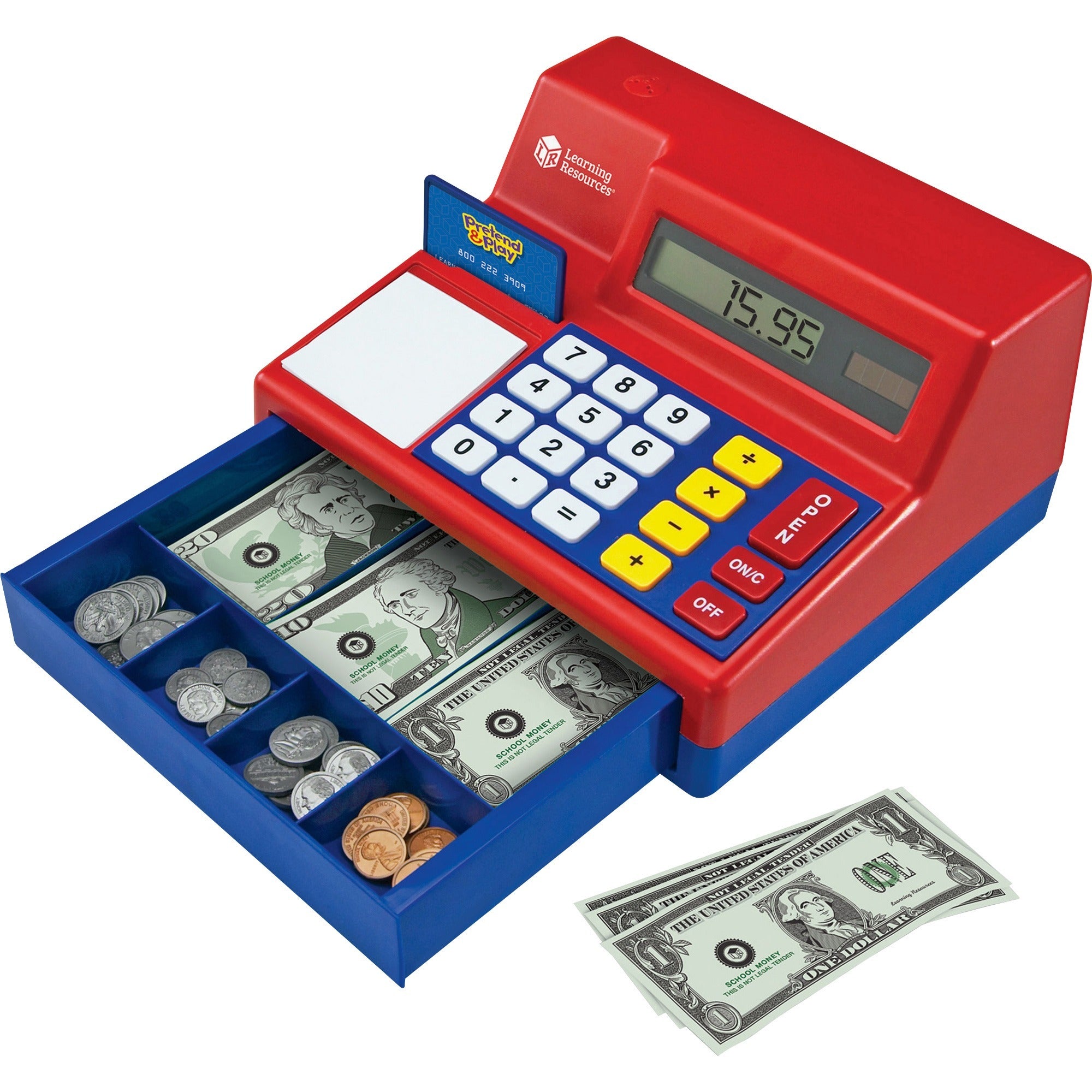 Pretend & Play Pretend Calculator/Cash Register - Theme/Subject: Learning - Skill Learning: Imagination, Money, Mathematics - 3-8 Year - 