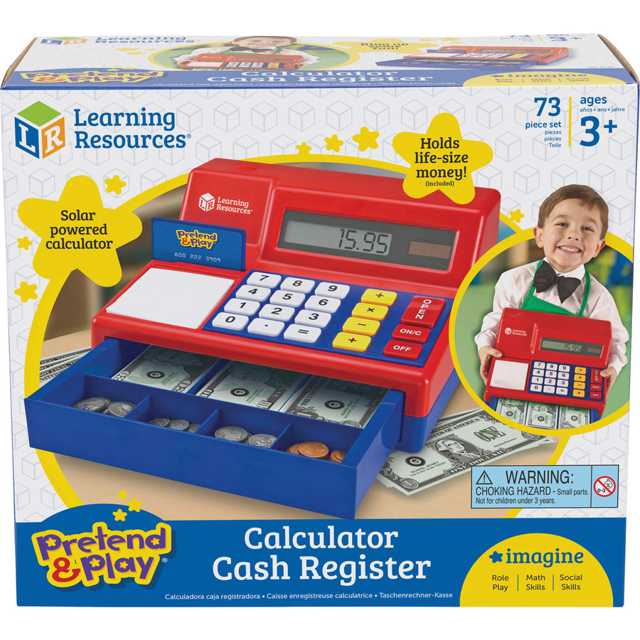 Pretend & Play Pretend Calculator/Cash Register - Theme/Subject: Learning - Skill Learning: Imagination, Money, Mathematics - 3-8 Year - 