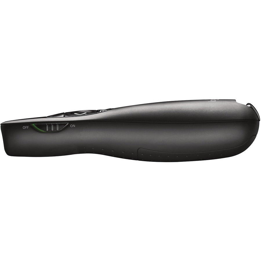 R400 Wireless Presentation Remote with Laser Pointer, Class 2, 50 ft Range, Matte Black