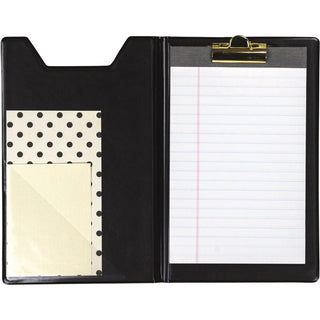 Samsill Professional Jr. Pad Holder - Storage for Document - Polyvinyl Chloride (PVC) - Black - 1 Each - 