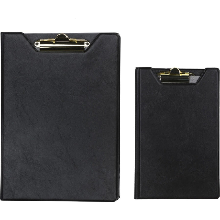 Samsill Professional Jr. Pad Holder - Storage for Document - Polyvinyl Chloride (PVC) - Black - 1 Each - 