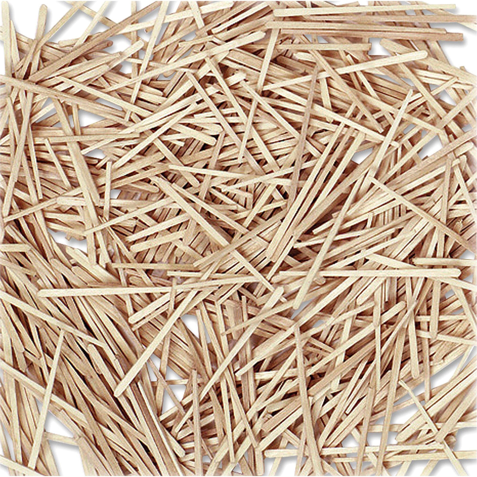Flat Wood Toothpicks, Natural, 2,500/Pack