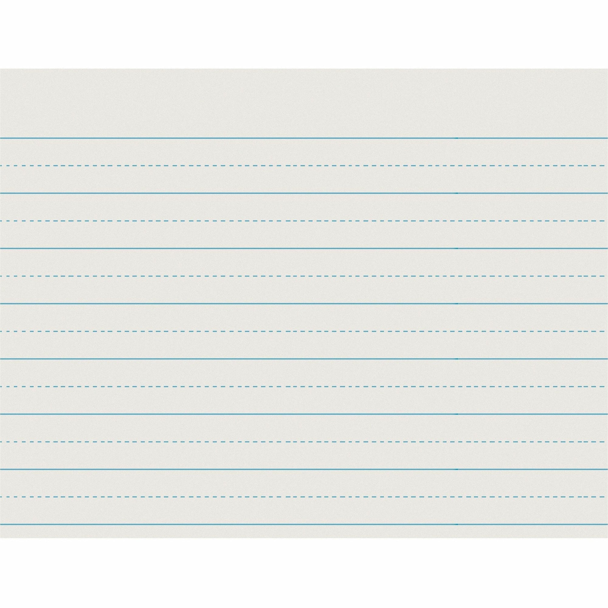 Alternate Dotted Newsprint Paper, 1" Two-Sided Long Rule, 8.5 x 11, 500/Pack