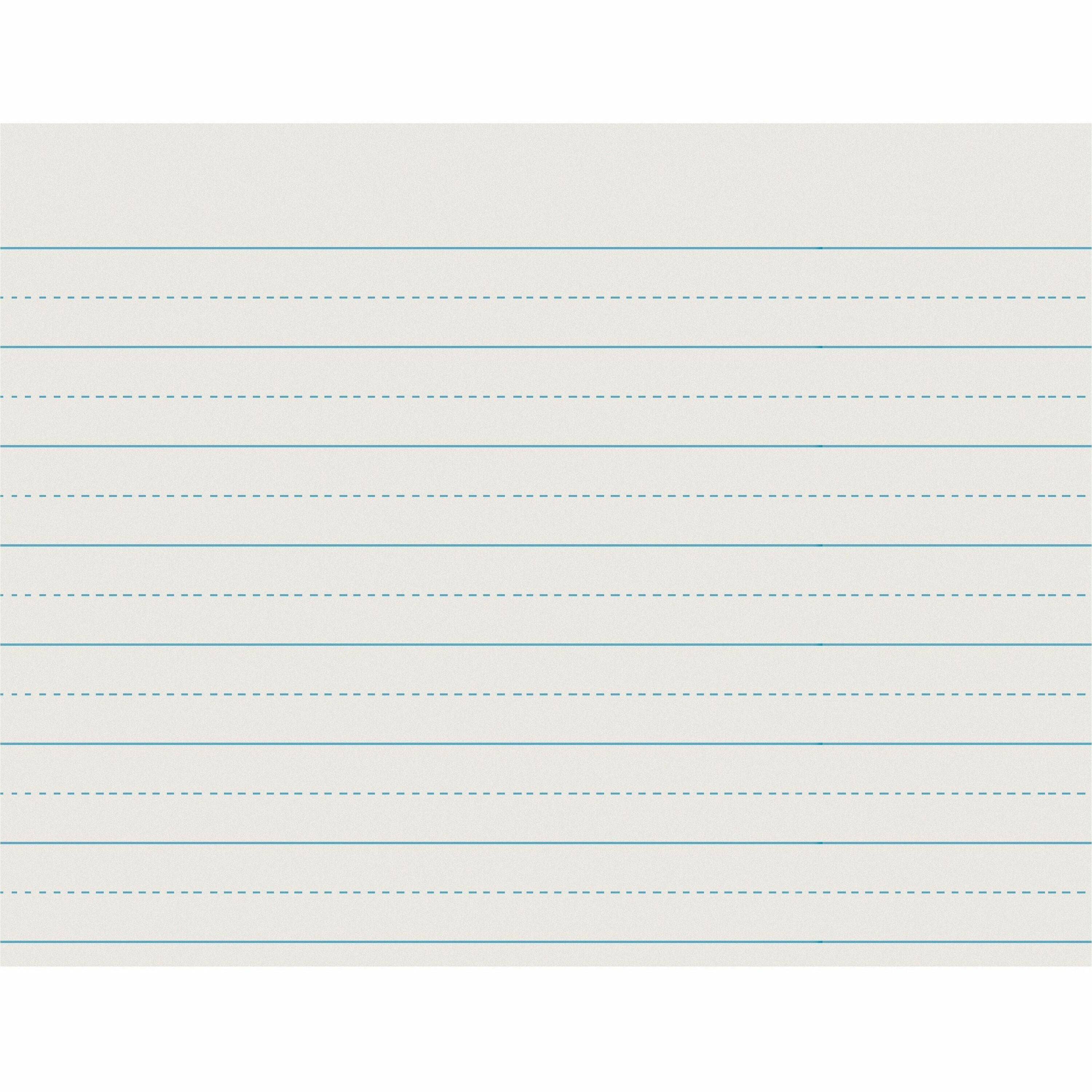 Alternate Dotted Newsprint Paper, 1" Two-Sided Long Rule, 8.5 x 11, 500/Pack