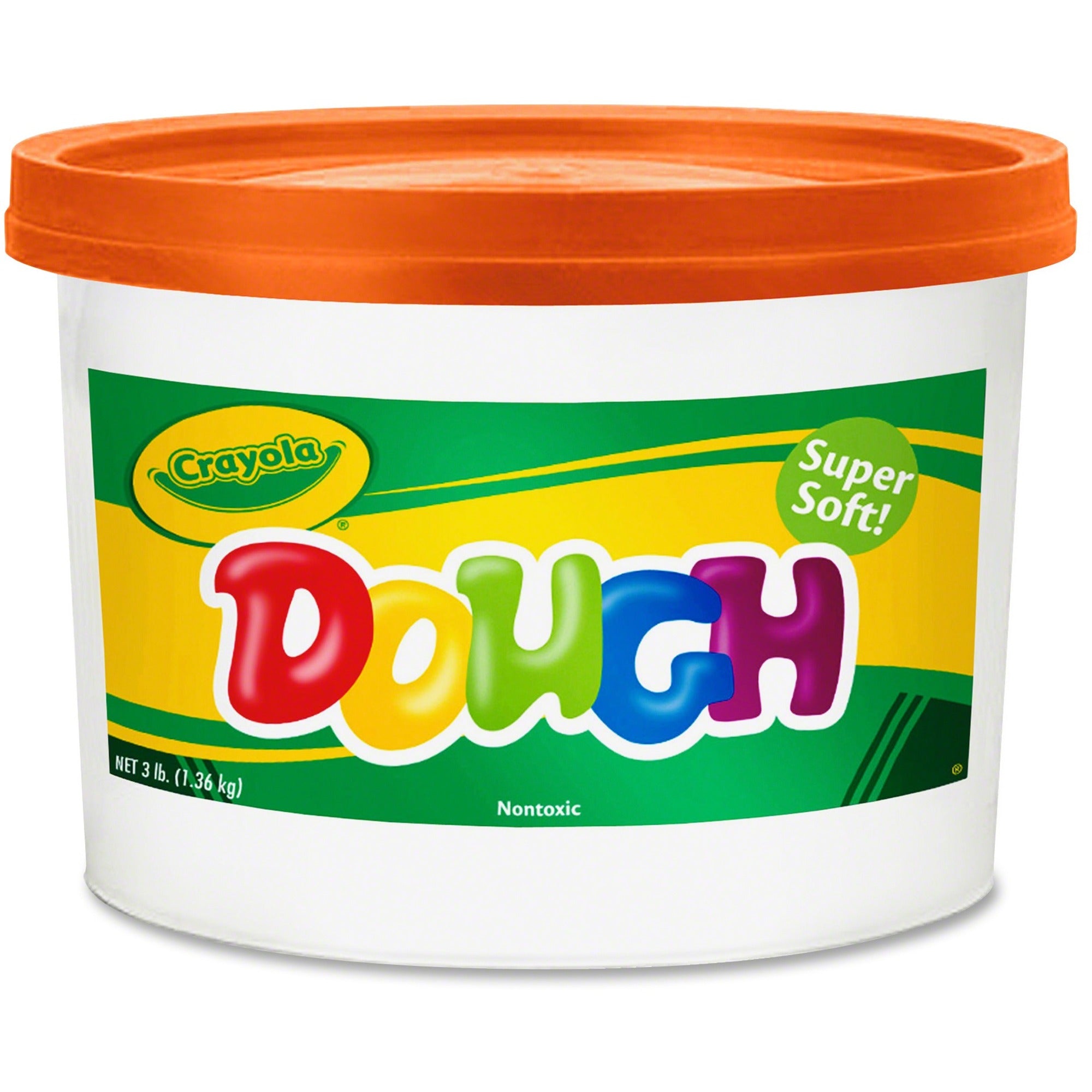 Crayola Super Soft Dough - Modeling, Fun and Learning, Painting and Drawing - 1 Each - Orange - 