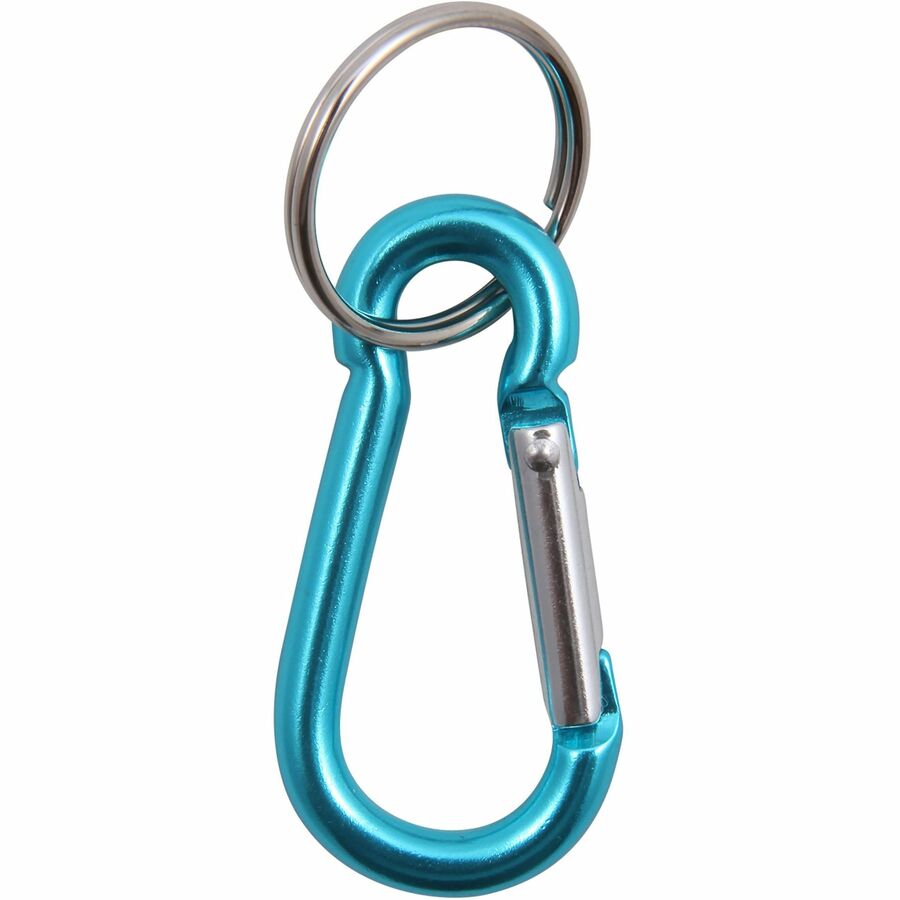 Baumgartens 2" Carabiner Key Ring - Aluminum - 1 Each - Assorted