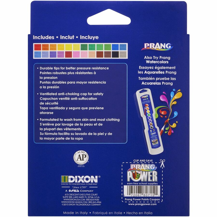 Prang Fine Line Markers - Fine Marker Point - 2 mm Marker Point Size - Assorted - 24 / Set