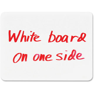 Creativity Street 2-in-1 Personal Combo Board - 12" (1 ft) Width x 9" (0.8 ft) Height - Dark Green Surface - 10 / Pack