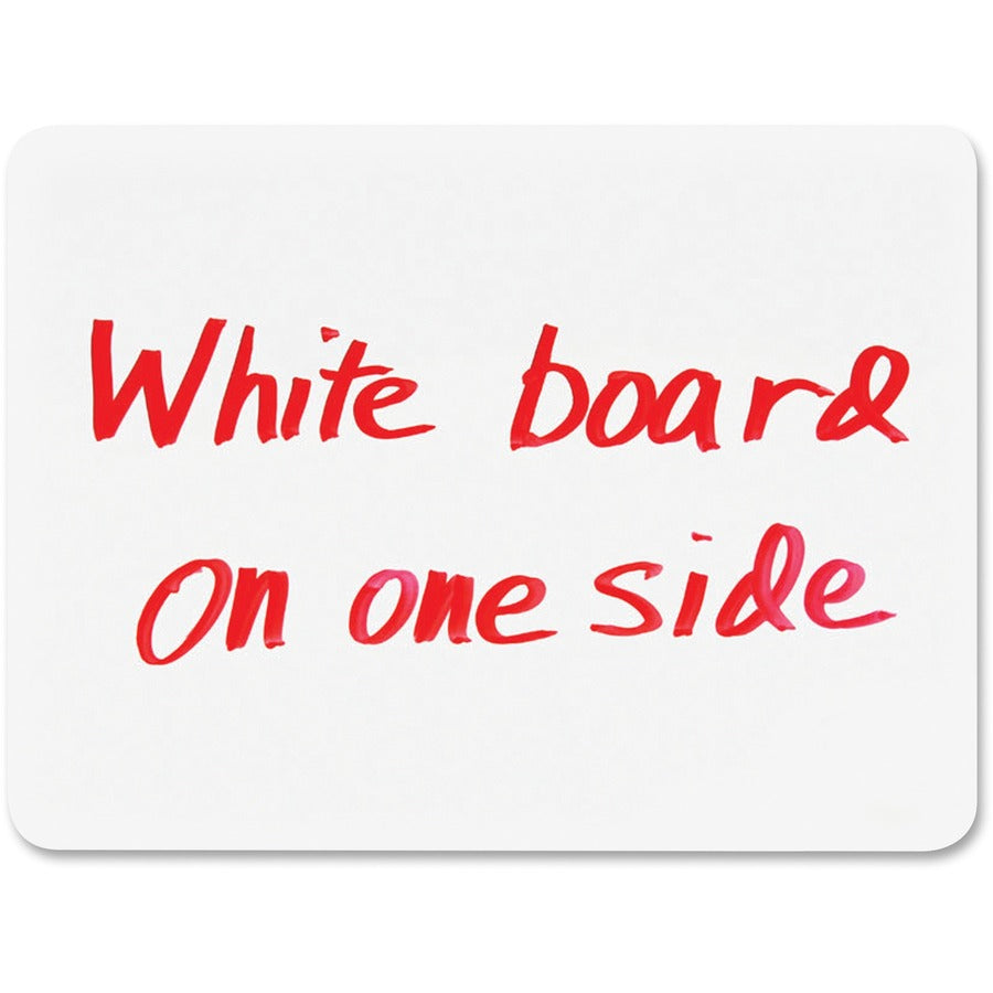 Creativity Street 2-in-1 Personal Combo Board - 12" (1 ft) Width x 9" (0.8 ft) Height - Dark Green Surface - 10 / Pack