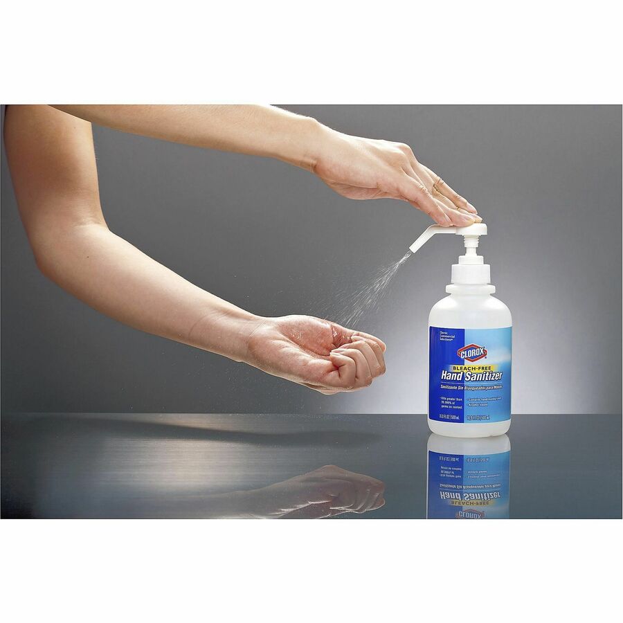 clorox-commercial-solutions-hand-sanitizer-169-fl-oz-500-ml-pump-bottle-dispenser-kill-germs-hand-bleach-free-non-sticky-non-greasy-1-each_clo02176 - 3