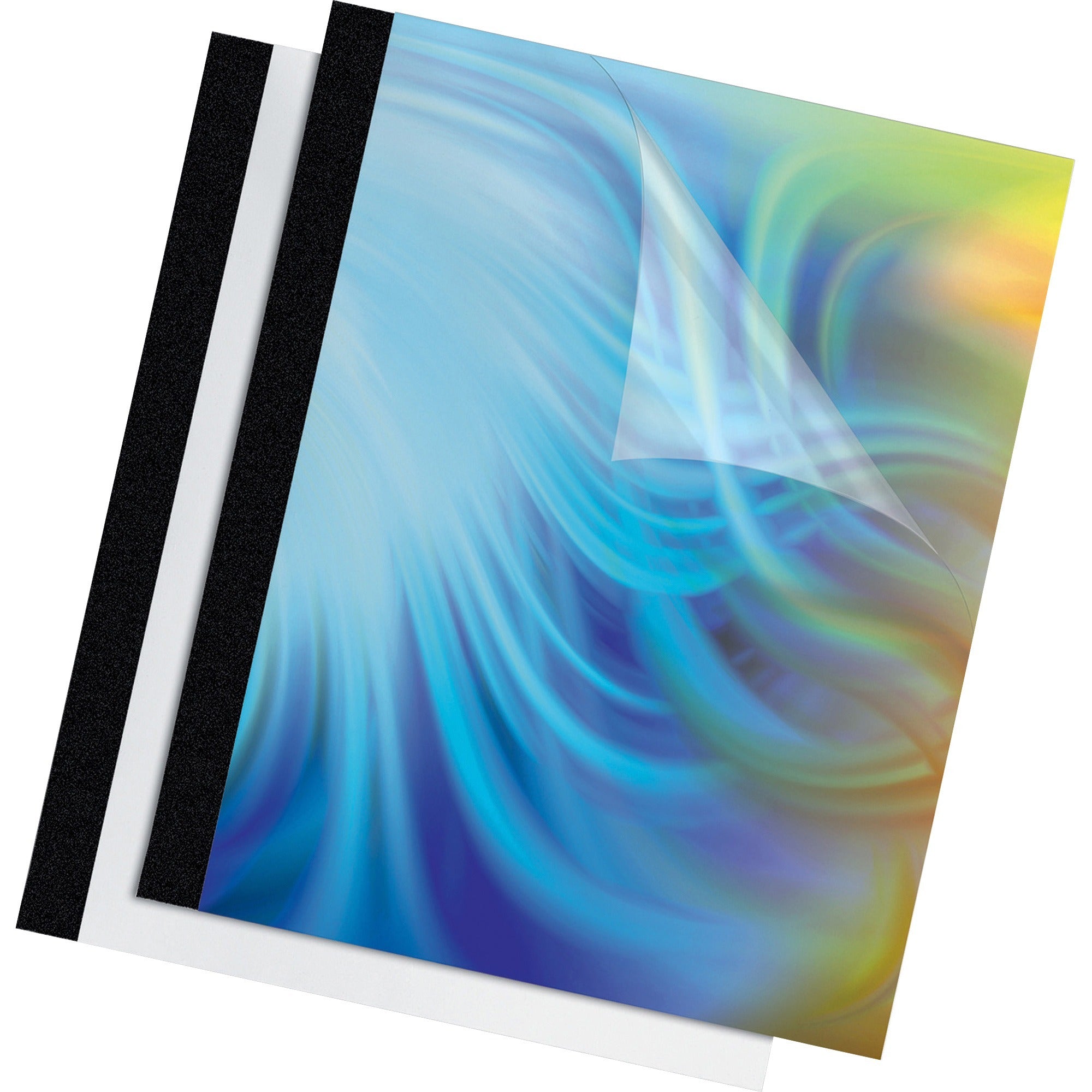 Thermal Binding System Presentation Covers, Clear, 2 to 15 Sheet Capacity, 11 x 8.5, Unpunched, 10/Pack