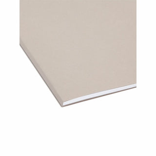 TUFF Hanging Folders with Easy Slide Tab, Letter Size, 1/3-Cut Tabs, Steel Gray, 18/Box