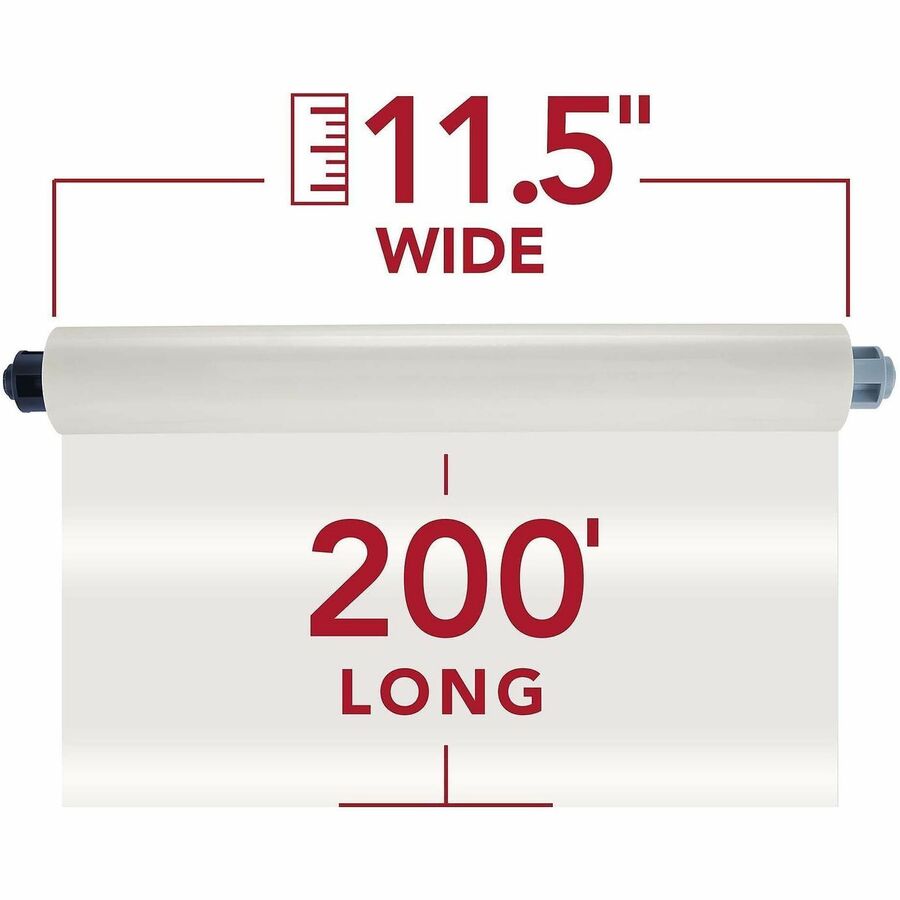 Sprint EZload Film, 3 mil, 11.5" x 200 ft, Gloss Clear, 2/Box