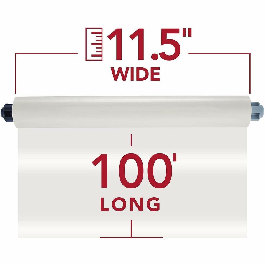 Sprint EZload Film, 5 mil, 11.5" x 100 ft, Gloss Clear, 2/Box