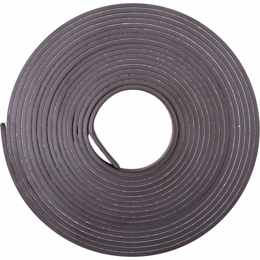 Zeus Magnetic Tape Refill - 15 ft Length x 0.50" Width - For Calendar, Mount Picture/Poster, Metal - 1 / Roll - Black