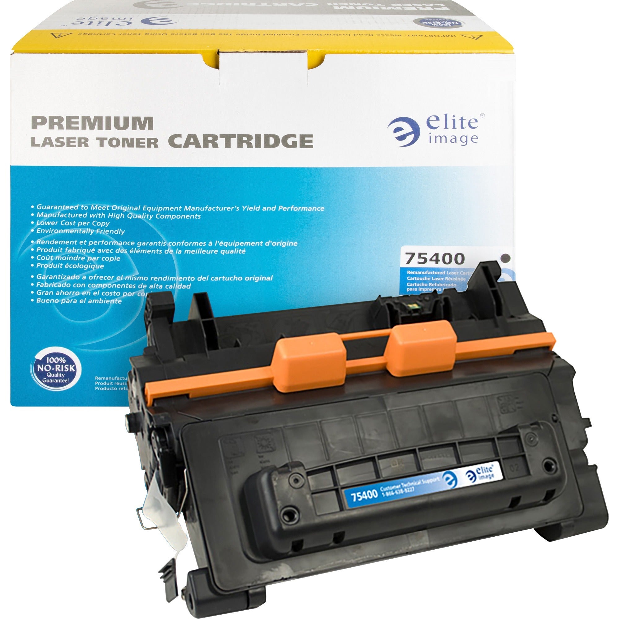Elite Image Remanufactured Toner Cartridge - Alternative for HP 64A (CC364A) - Laser - 10000 Pages - Black - 1 Each - 