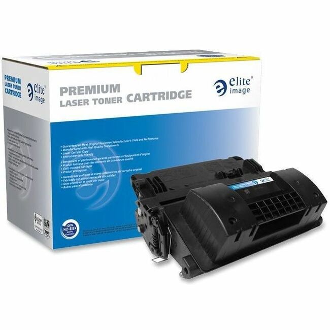 Elite Image Remanufactured High Yield Laser Toner Cartridge - Alternative for HP 64X (CC364X) - Black - 1 Each - 24000 Pages - 