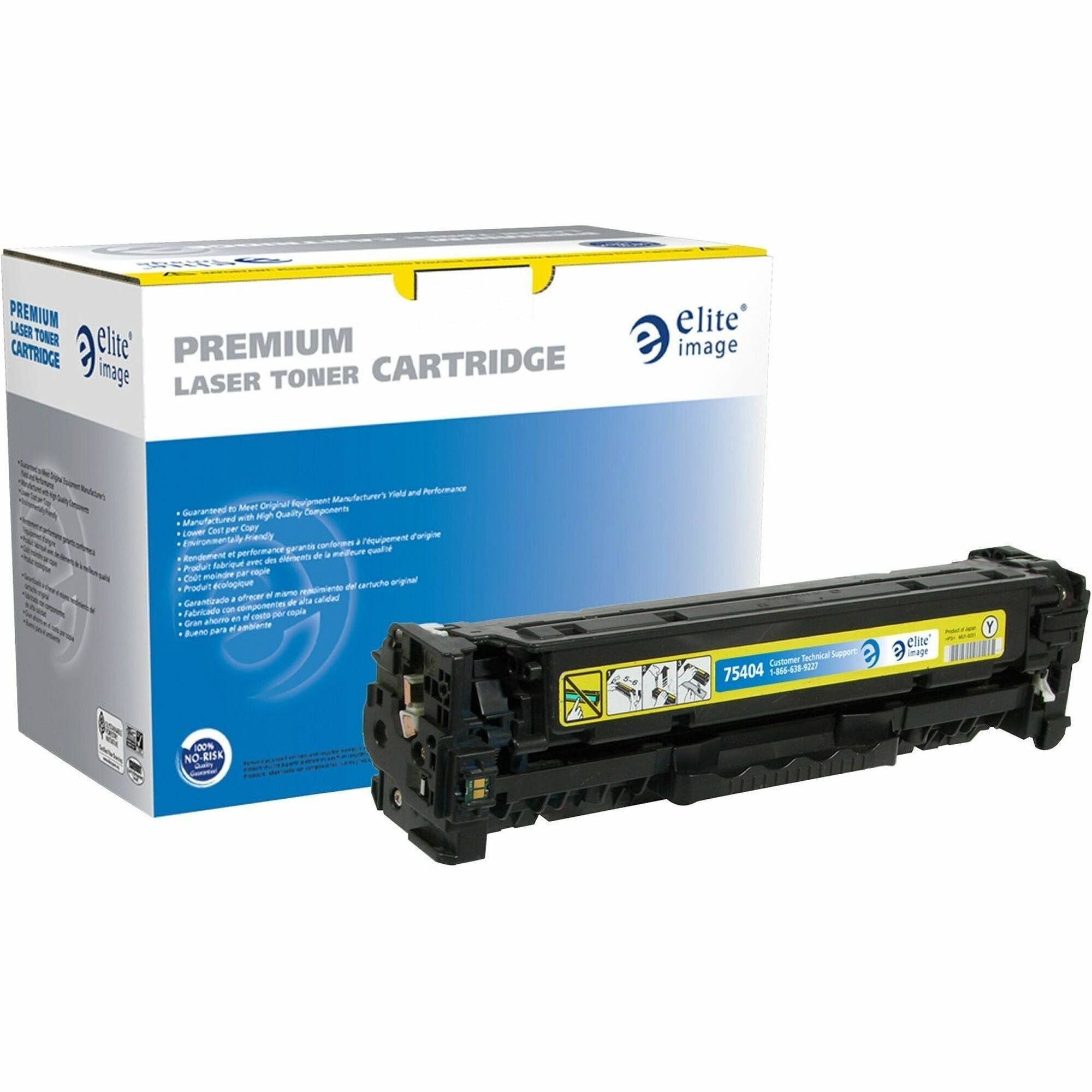 Elite Image Remanufactured Toner Cartridge - Alternative for HP 304A (CC532A) - Laser - 2800 Pages - Yellow - 1 Each - 