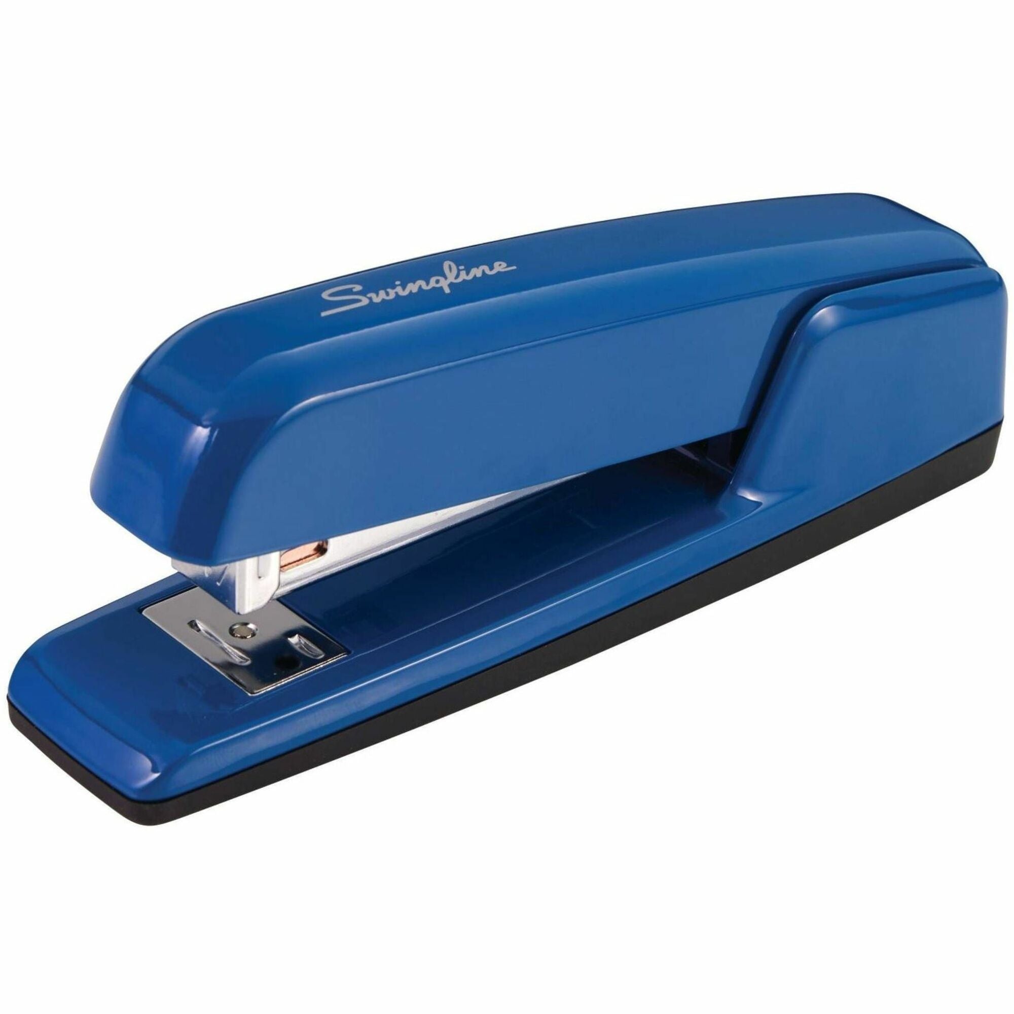 Swingline 747 Business Stapler - 25 of 20lb Paper Sheets Capacity - 210 Staple Capacity - Full Strip - 1/4" Staple Size - 1 Each - Royal Blue