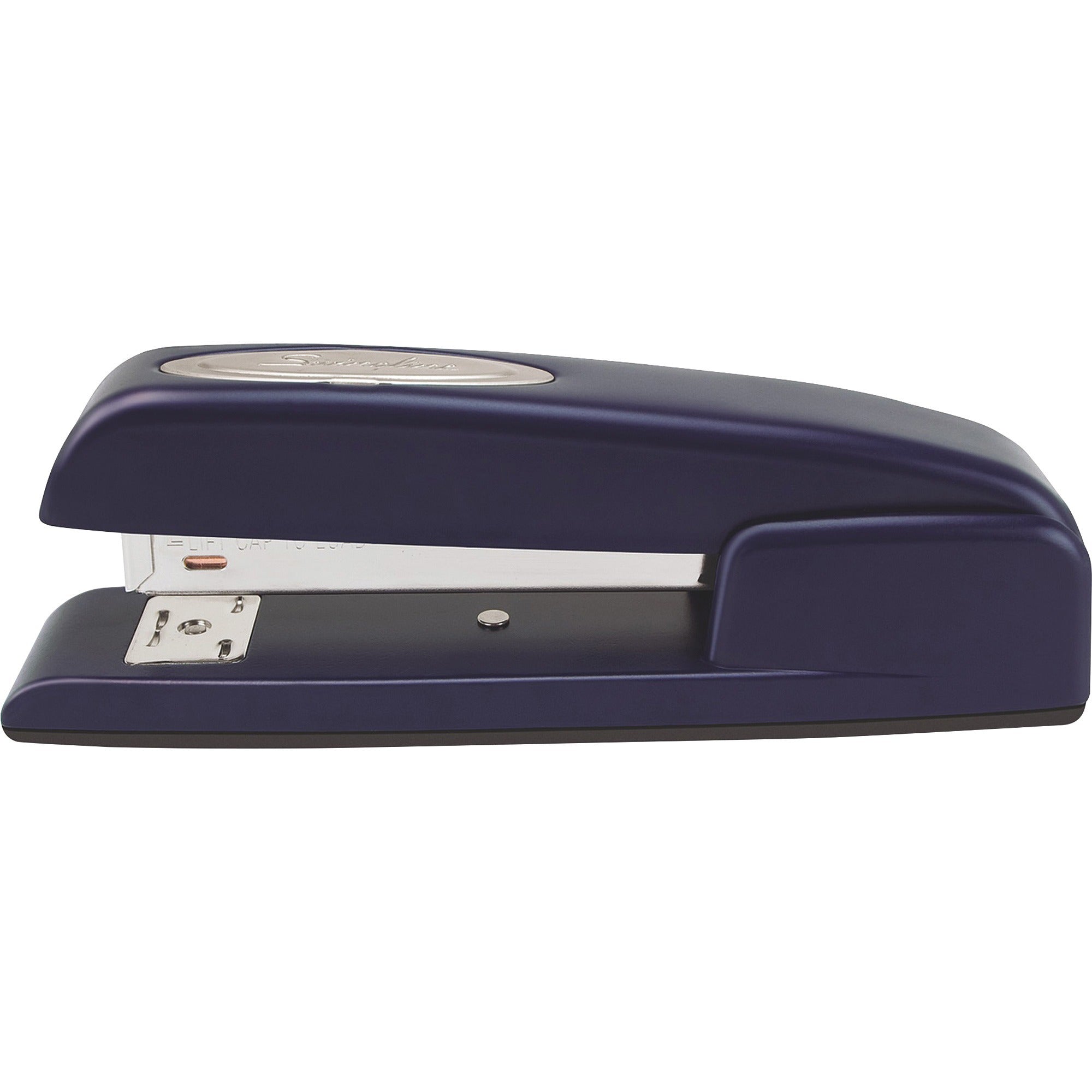 Swingline 747 Business Stapler - 25 of 20lb Paper Sheets Capacity - 210 Staple Capacity - Full Strip - 1/4" Staple Size - 1 Each - Royal Blue - 