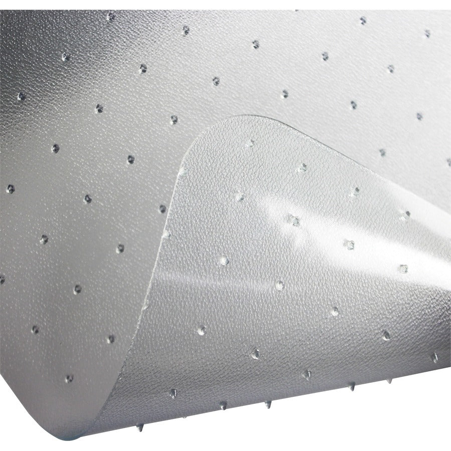 Ultimat Polycarbonate Rectangular Chair Mat for Carpets over 1/2" - 48" x 53" - Clear Rectangular Polycarbonate Chair Mat For Carpets - 53" L x 48" W x 0.11" D