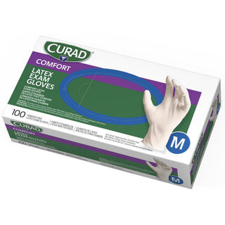 curad-powder-free-latex-exam-gloves-medium-size-white-textured-for-healthcare-working-100-box_miicur8105 - 1