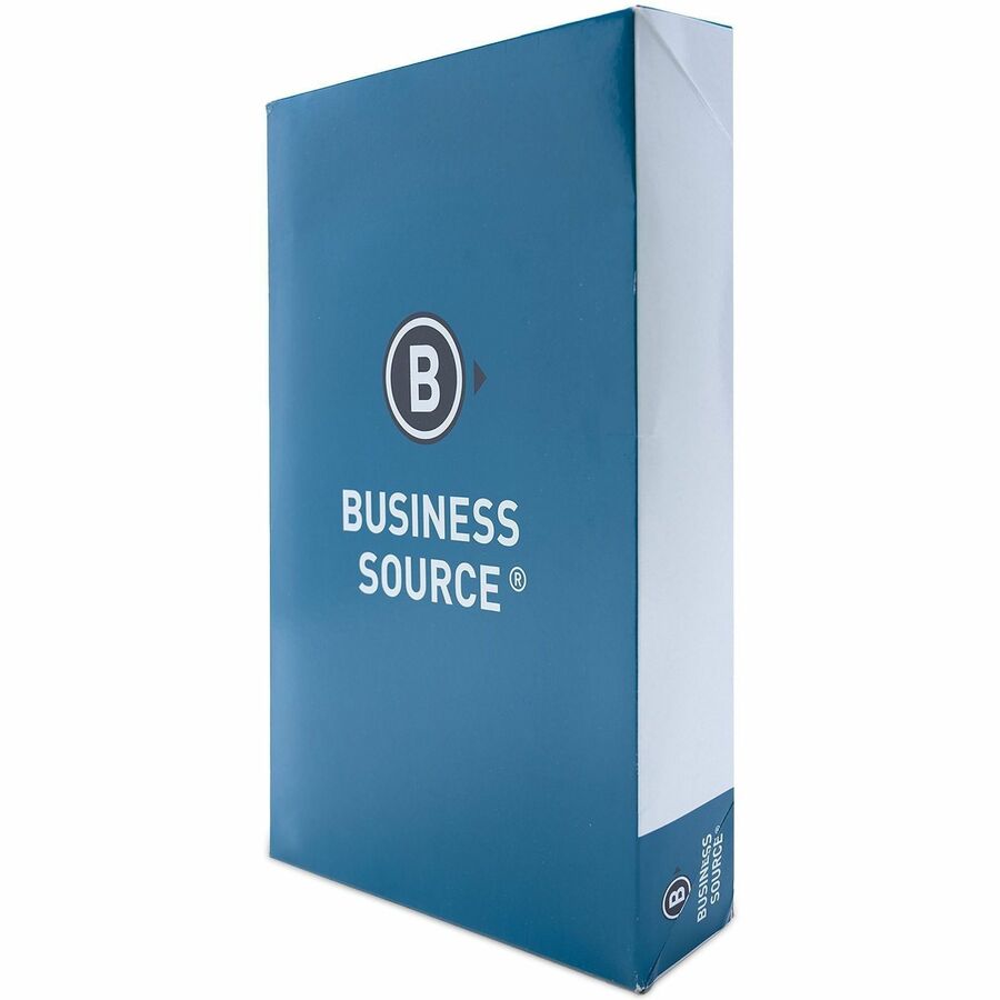 Business Source Straight Tab Cut Legal Recycled Top Tab File Folder - 8 1/2" x 14" - Manila - Manila - 10% Recycled - 100 / Box