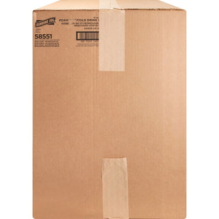Genuine Joe 10 oz Hot/Cold Foam Cups - 25 / Pack - 40 / Carton - White - Foam - Hot Drink, Cold Drink
