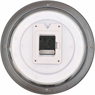 Lorell 13-1/4" Radio-Controlled Wall Clock - Analog - Quartz - White Main Dial - Black/Plastic Case