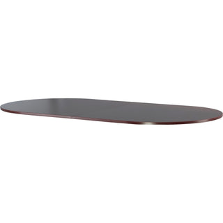 Lorell Essentials Oval Conference Tabletop - For - Table TopOval Top x 48" Table Top Width x 96" Table Top Depth x 1.25" Table Top Thickness - 1" Height x 94.50" Width x 47.25" Depth - Assembly Required - Mahogany - 1 Each