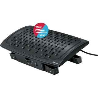 Fellowes Climate Control Footrest - 20deg Tilt - Black