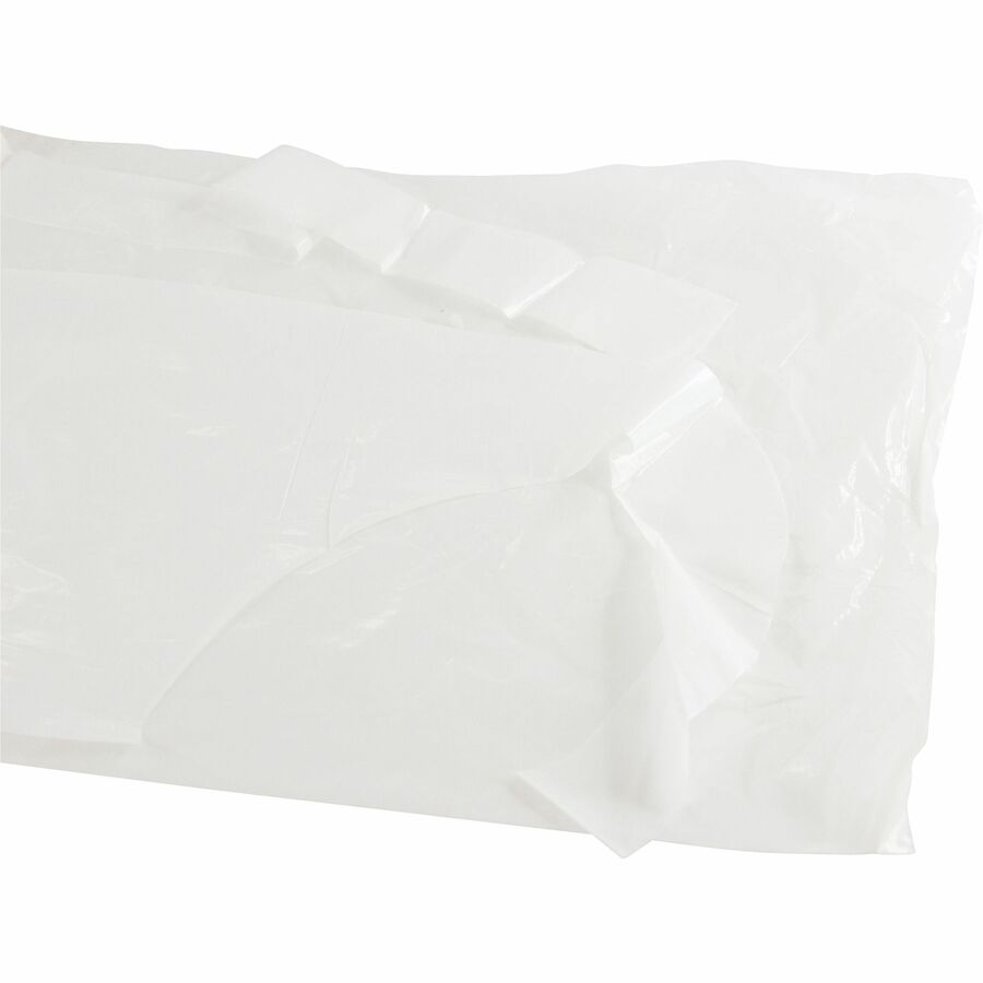 Disposable Apron, Polypropylene, One Size Fits All, White, 100/Pack