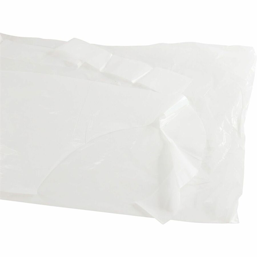 Disposable Apron, Polypropylene, One Size Fits All, White, 100/Pack