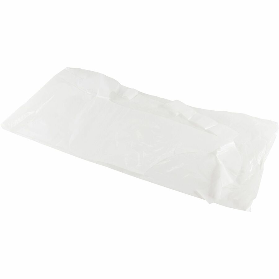 Disposable Apron, Polypropylene, One Size Fits All, White, 100/Pack