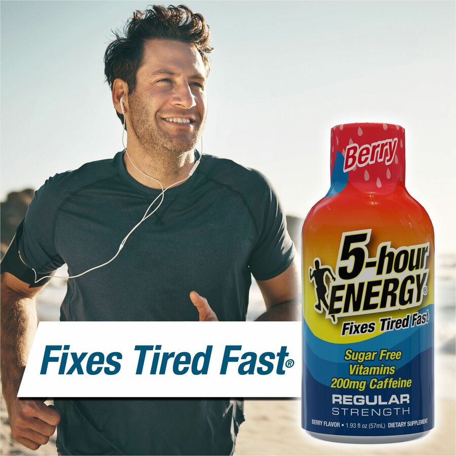 5-Hour Energy Berry Flavored Drink - 2 fl oz (59 mL) - 12 / Pack