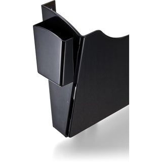 Officemate Grande Central Wall Filing System - 4 Pocket(s) - 23.5" Height x 16.6" Width x 4.8" Depth - Black - 1 / Pack