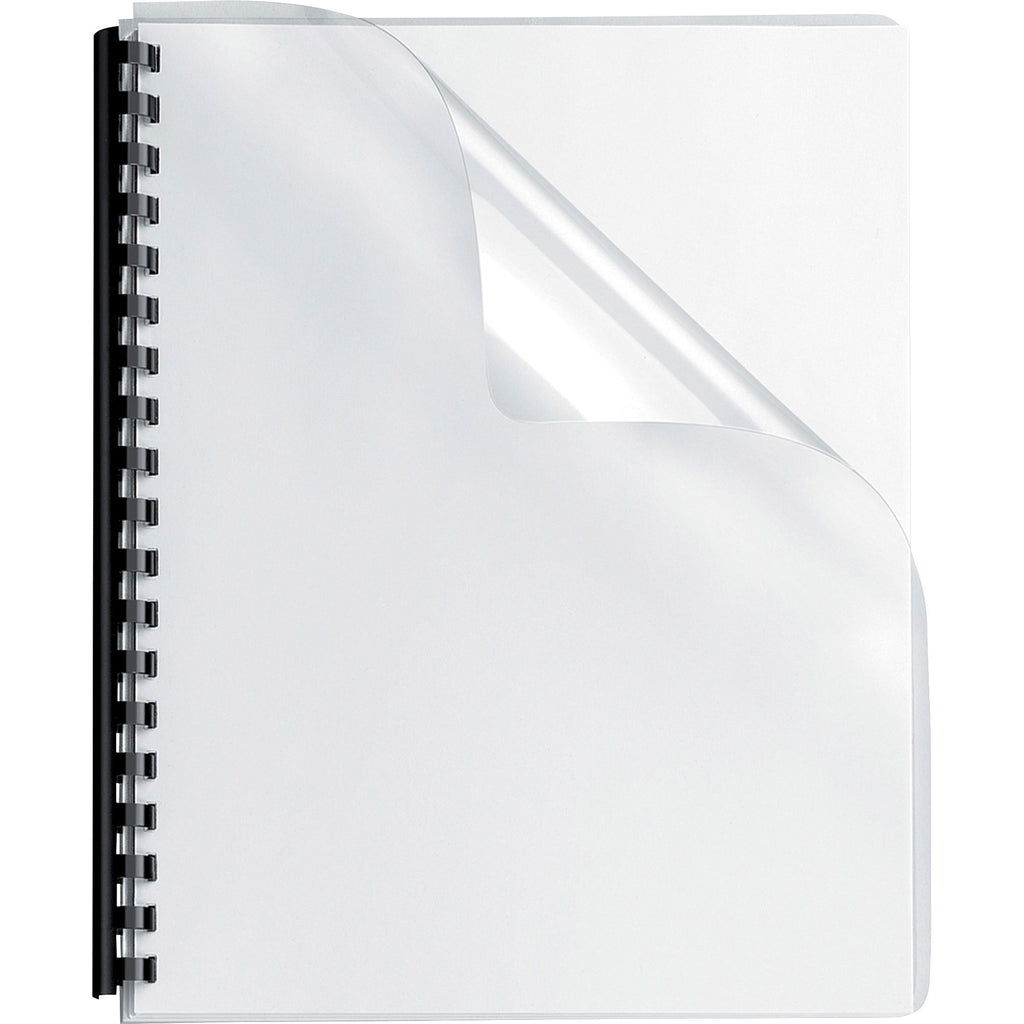 Crystals Transparent Presentation Covers for Binding Systems, Clear, with Round Corners, 11.25 x 8.75, Unpunched, 100/Pack