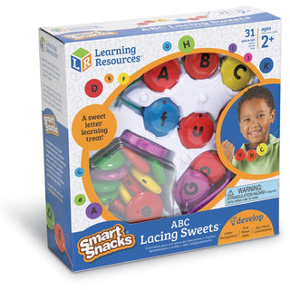Smart Snacks ABC Lacing Sweets - Theme/Subject: Learning - Skill Learning: Eye-hand Coordination, Spelling, Fine Motor, Letter Recognition, Word Building, Creativity, Imagination, Sequencing, Alphabet - 2-5 Year - 31 Pieces