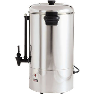 Coffee Pro Stainless Steel Commercial Percolating Urn - 80 Cup(s) - Multi-serve - Stainless Steel - Stainless Steel Body - 