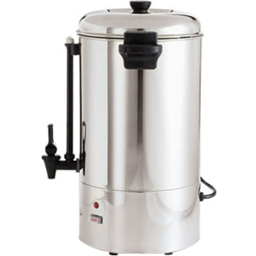 Coffee Pro Stainless Steel Commercial Percolating Urn - 80 Cup(s) - Multi-serve - Stainless Steel - Stainless Steel Body - 