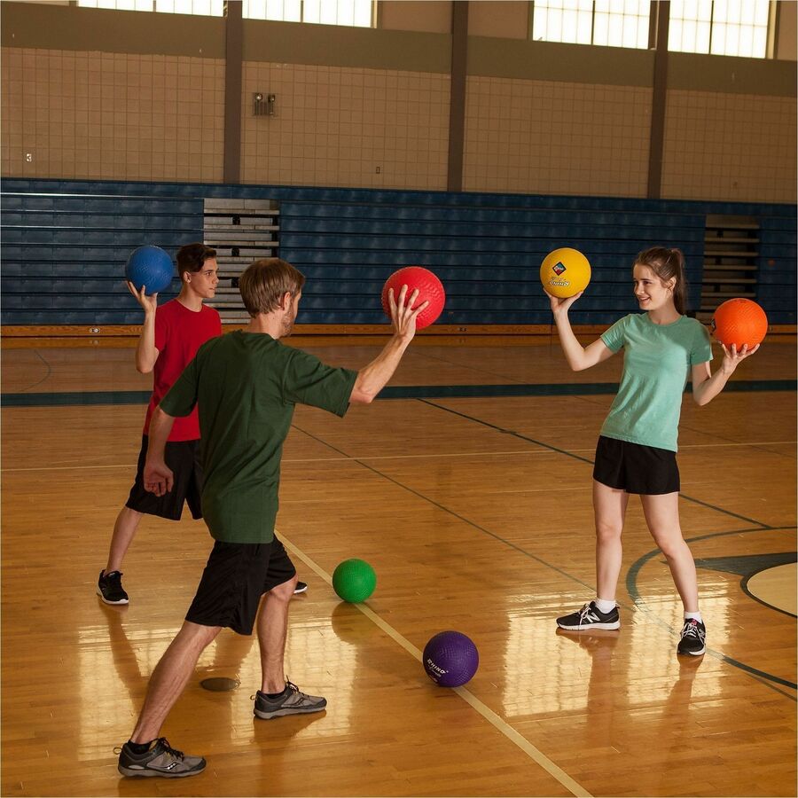 Playground Ball Set, 8.5" Diameter, Assorted Colors, 6/Set