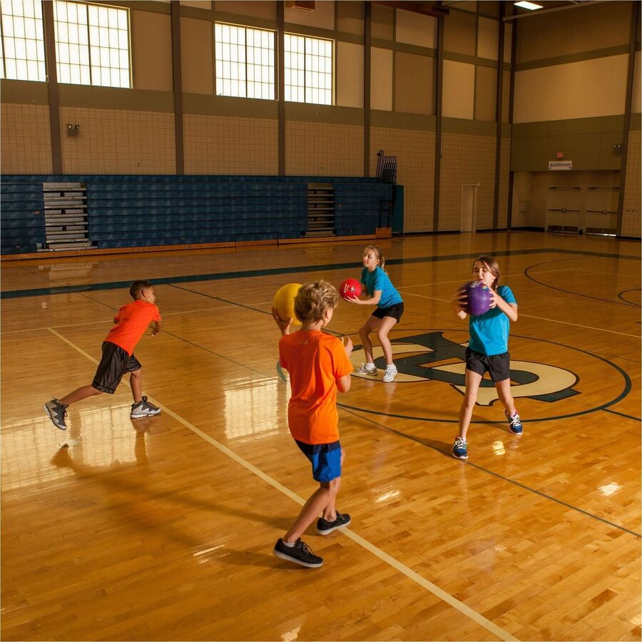 Playground Ball Set, 8.5" Diameter, Assorted Colors, 6/Set