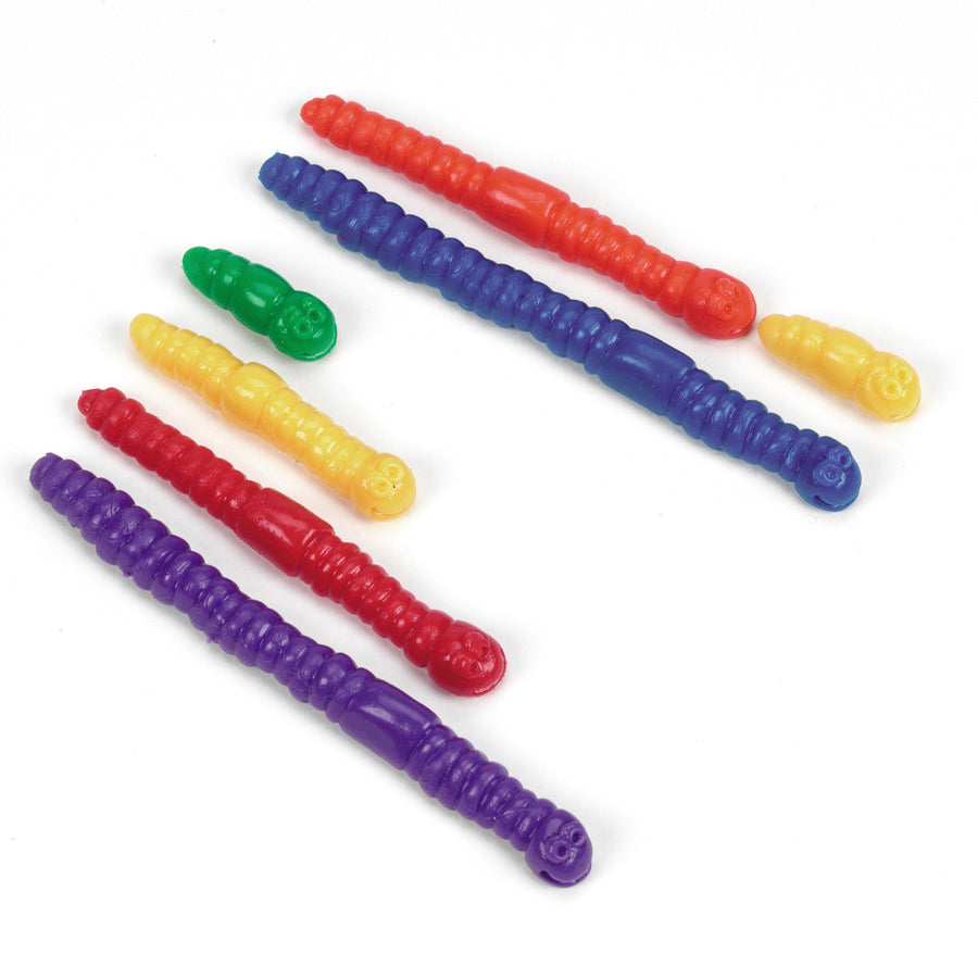 Learning Resources Measuring Worms - Skill Learning: Measurement, Mathematics, Counting, Sorting - 3 Year & Up - Multi - 