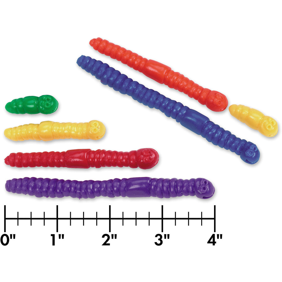 Learning Resources Measuring Worms - Skill Learning: Measurement, Mathematics, Counting, Sorting - 3 Year & Up - Multi - 