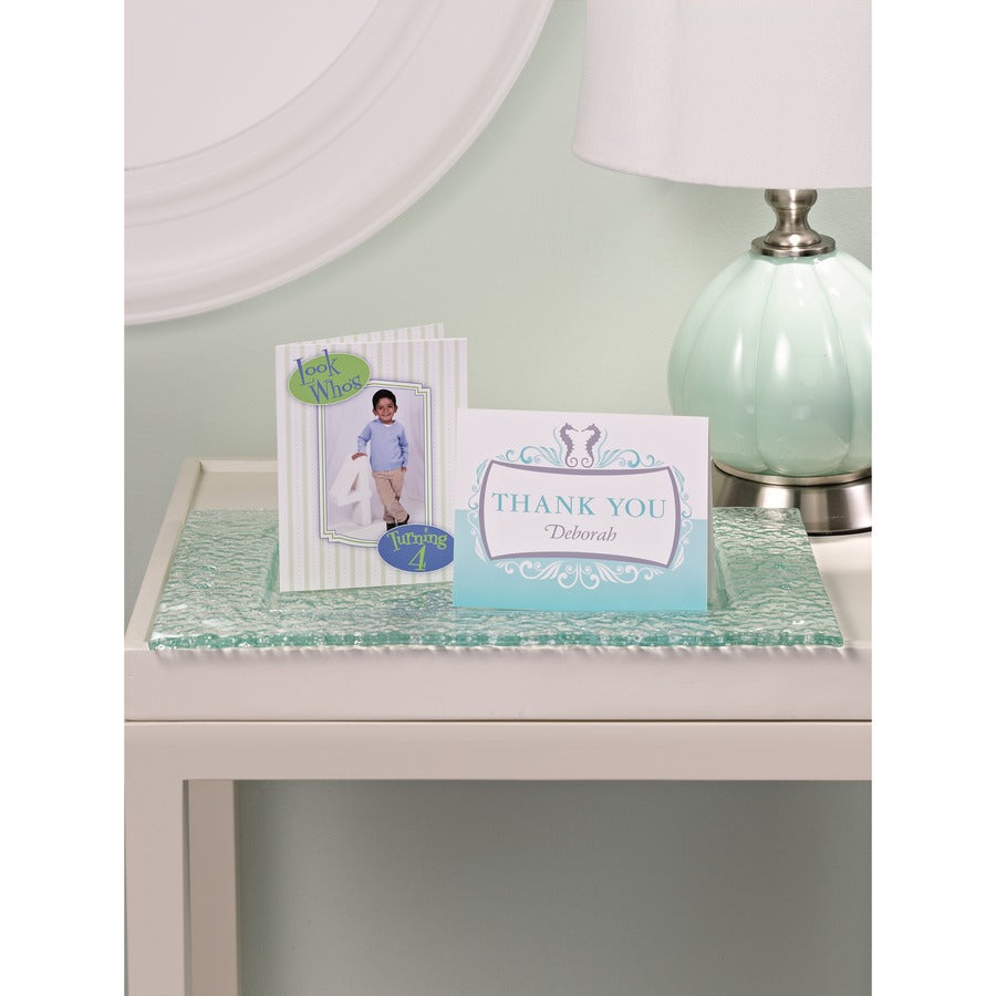 Avery Greeting Cards - 97 Brightness - 4 1/4" x 5 1/2" - Matte - 20 / Pack - Heavyweight - White - 