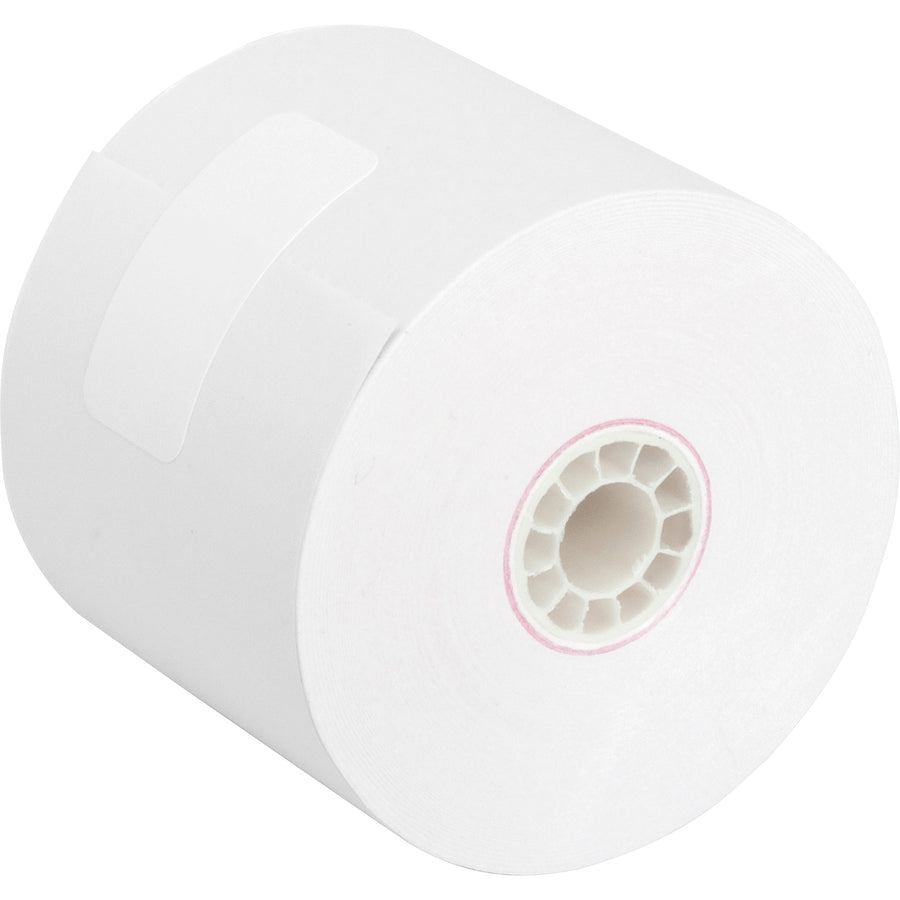 Business Source 150' Adding Machine Rolls - 2 1/4" x 150 ft - 12 / Pack - Sustainable Forestry Initiative (SFI) - Lint-free - White - 