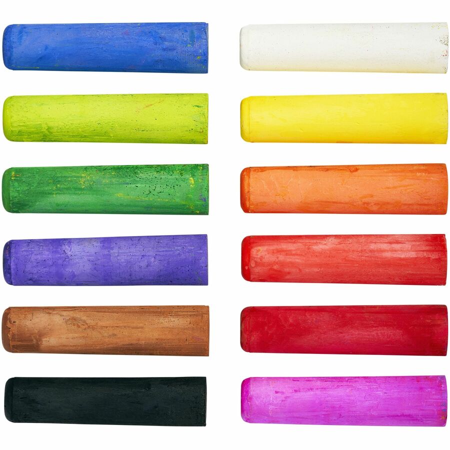 prang-freart-oversized-chalk-4-length-1-diameter-assorted-12-box-non-toxic_dix15360 - 6