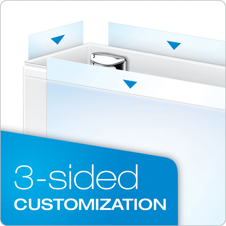 Cardinal EasyOpen ClearVue Locking Slant-D Ring Binder, Sold as 1 Each - 3