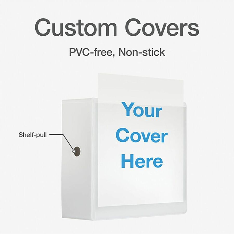Cardinal EasyOpen ClearVue Locking Slant-D Ring Binder, Sold as 1 Each