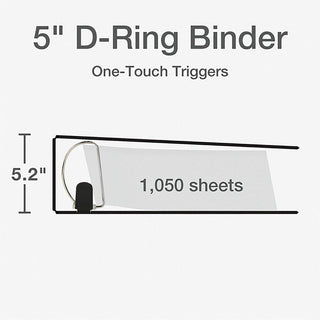 Cardinal EasyOpen ClearVue Locking Slant-D Ring Binder, Sold as 1 Each